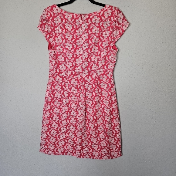 Old Navy Pink Floral Lace Overlay Midi‎ Sheath Dress Size 4 - Picture 2 of 11